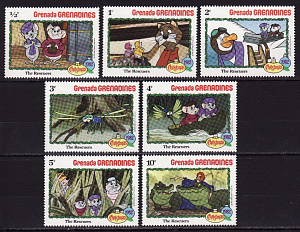 Гренада Гренадины, 1982, Мультфильмы, Рождество, 7 марок